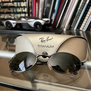 Ray-Ban Titanium Sunglasses - Black